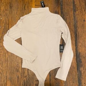 NWT! Express Nude/Beige Body suit